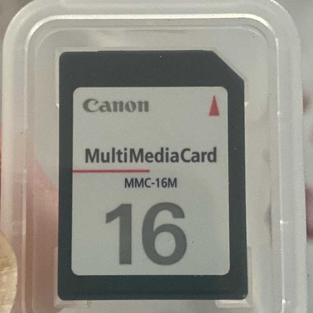 Vintage Canon 16MB MMC-16M SD Camera Memory Card